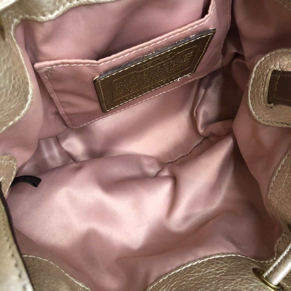 Coach Vintage Audrey Leather Drawstring Bucket Bag RARE - Picture 9 of 11